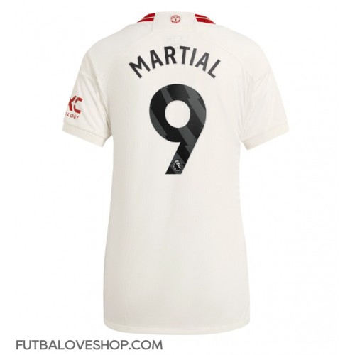 Dres Manchester United Anthony Martial #9 Tretina pre Ženy 2023-24 Krátky Rukáv